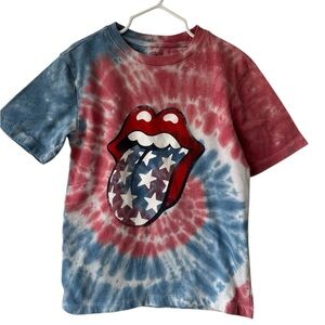 Rolling Stones/Cat & Jack/Wonder Nation Lot of 4 Boys 4/5 T-Shirt & Long Sleeve